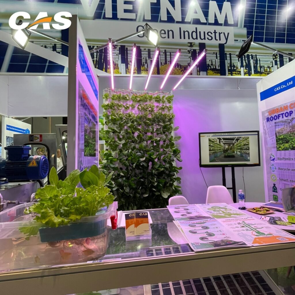 Gian trưng bày Circular Rooftop của CAS tại GEFE 2022